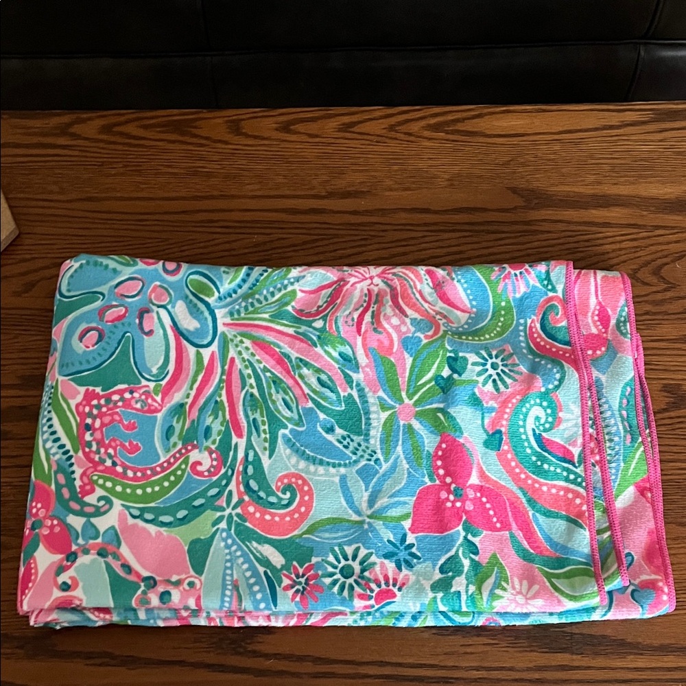 Lilly Pulitzer Floral Beach Towel